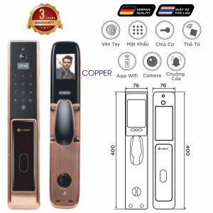 Khoá điện tử Luxury – Mã SP: HB CG77 – BH 3 năm