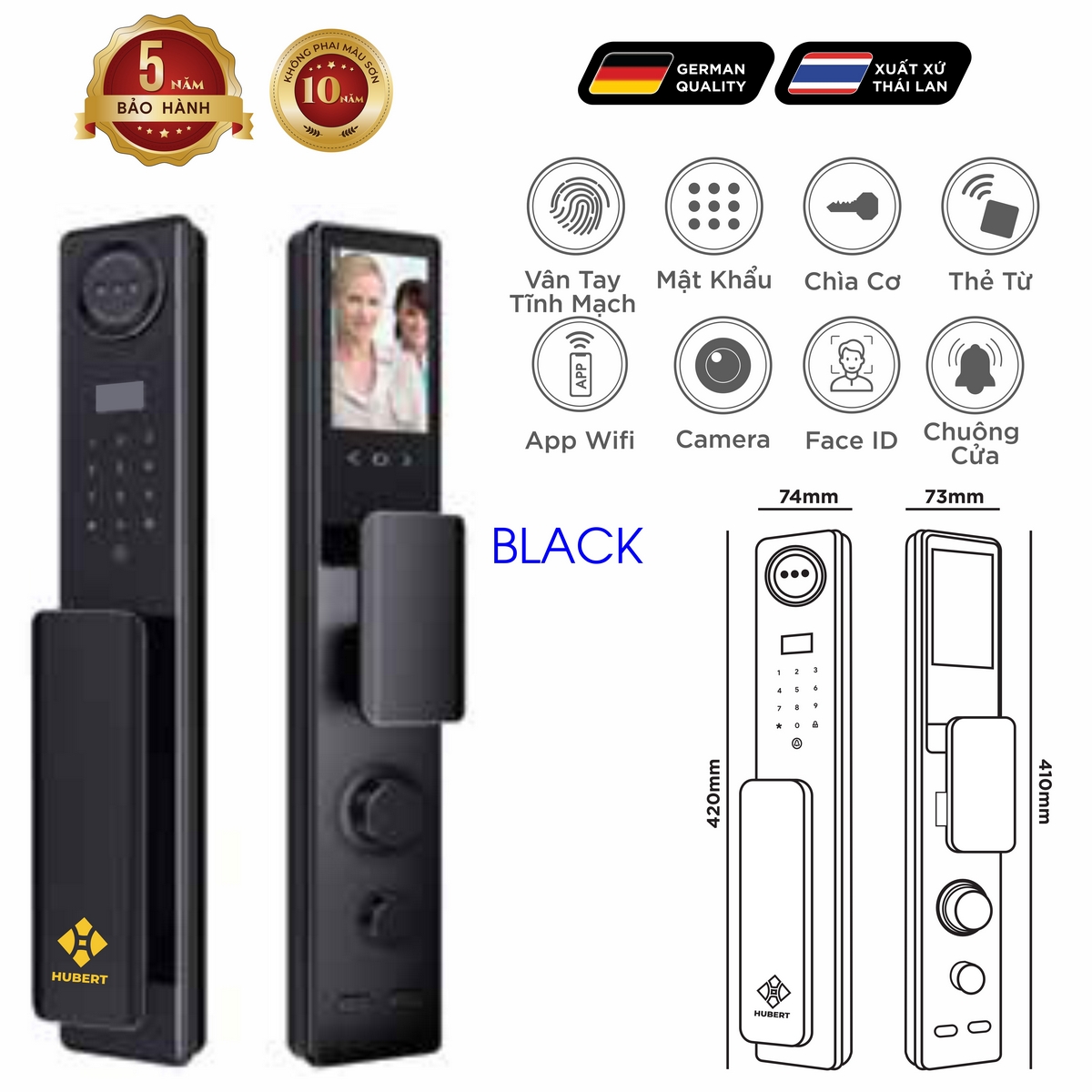 Khoá điện tử EU – Mã SP: HB CGI5 TITAN EU – BH 5 năm