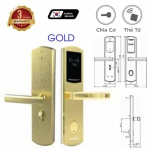 Khoá điện tử Hotel – Hyundai – Mã SP: HY-HL04 – BH 3 năm - Ảnh 2