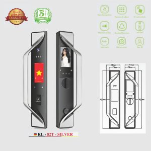 Khóa Điện Tử KASSLER – Mã SP: KL-82T SILVER (APP USMART GO)