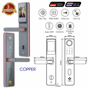 Khoá điện tử Luxury – Mã SP: HB CG66 – BH 3 năm