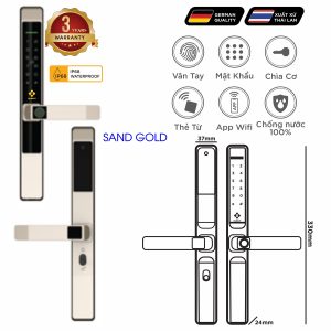 Khoá điện tử Luxury – Mã SP: HB CN39 – BH 3 năm