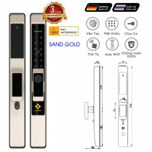 Khoá điện tử Luxury – Mã SP: HB CN39 STYLE B – BH 3 năm