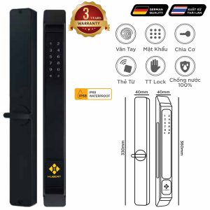 Khoá điện tử Luxury – Mã SP: HB CG79 BLACK (WIFI) – BH 3 năm