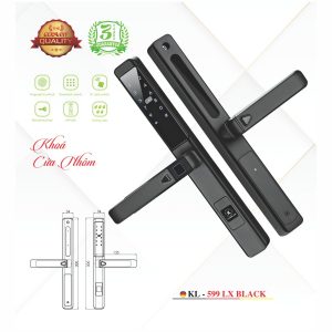Khóa Điện Tử KASSLER – Mã SP: 599LX BLACK (APP TTLOCK WIFI)