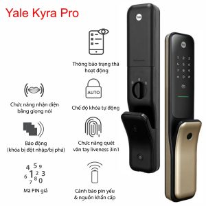 Khóa Điện Tử YALE – Mã SP: Kyra Pro - Ảnh 2